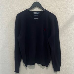 Ralph Lauren Men's Blue Sweater XL lambs wool